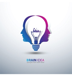Brain idea Royalty Free Vector Image - VectorStock