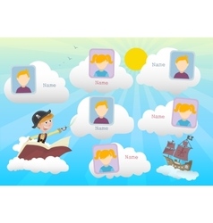 Yearbook About Boy Pirate And Clouds