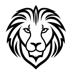 Lion Flat Icon Isolated On White Background