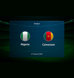 Nigeria Vs Cameroon Knockout Stage Africa 2023