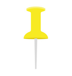 Isolated Colored Pin Office Supply Icon