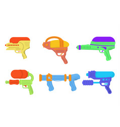 Water Guns Kids Toy Weapons Gun Flat Handguns