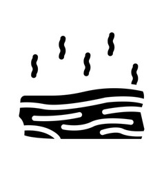 Bacon Smoked Glyph Icon