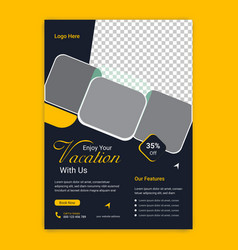 Travel Or Vacation Flyer Poster Design