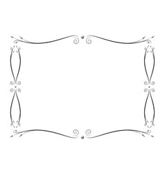 Funeral Decorative Ornate Frame From Abstract