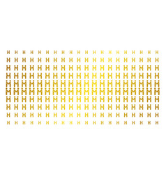 Persons Handshake Golden Halftone Pattern