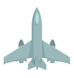 Airplane Nuclear Weapon Icon Cartoon City