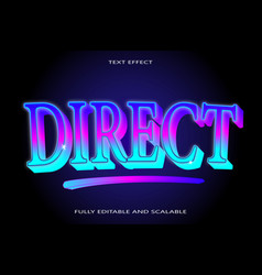 Direct Editable Text Effect 3 Dimension Emboss