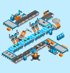 Industrial Robot Isometric Concept