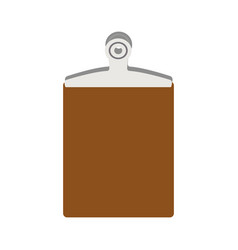 Isolated Colored Clipboard Office Supply Icon