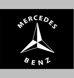 Mercedes Benz Brand Logo Car Symbol With Name