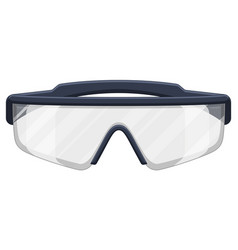 Safety Glasses On White Background