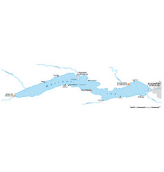 Map Of The Woerthersee Austria