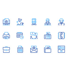 Office Line Icons