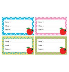 Printable Name Label Stickers With Designs