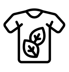 Chemical Recycling Tshirt Icon Outline