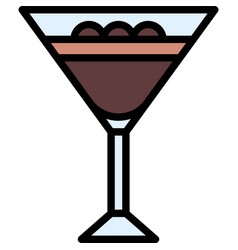 Espresso Martini Cocktail Icon Alcoholic Mixed