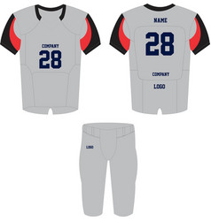 American Football Jersey T-shirt Design Template