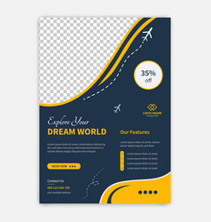 Travel Or Vacation Flyer Design Template