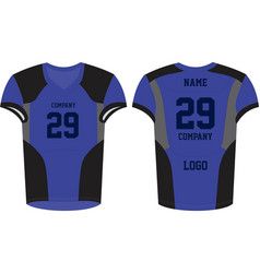 American Football Jersey T-shirt Design Template