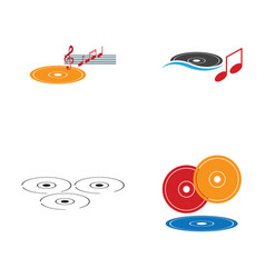 Compact Disc Logo Design Template