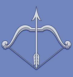 Design In Old Norse Style Bow And Arrow