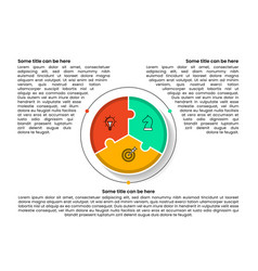 Infographic Template Pie With 3 Steps And Icons