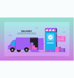 Online Delivery Service Application Digital