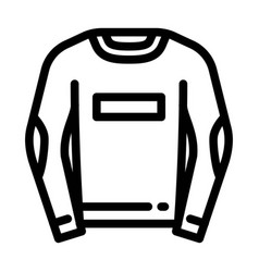 Sweatshirt Clothing Line Icon