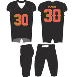 American Football Jersey T-shirt Design Template