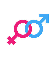 Heterosexual Pair Gender Sign Icon