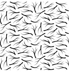 Seamless Pattern With Tree Branches Without Leaves