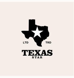 Texas Star Premium Vintage Logo Design