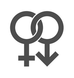 Heterosexual Pair Gender Sign Icon