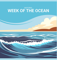 National Week Of The Ocean Background