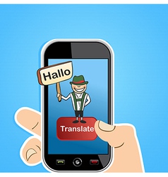 Smart Phone Translate Concept