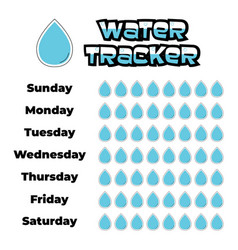 Daily Water Tracker Balance Calendar Habit