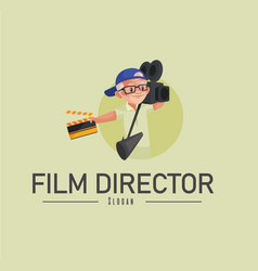 Film Director Mascot Logo