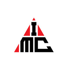 Imc Triangle Letter Logo Design With Triangle