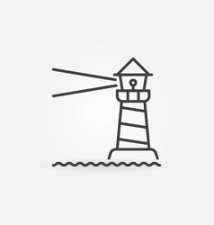 Lighthouse Outline Concept Simple Icon