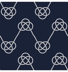 Seamless Nautical Rope Pattern Carrick Bend Knot