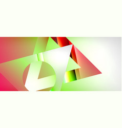 Triangle Abstract Background With Shiny And Glossy