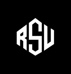 Rsv Logo Letter Polygon Hexagon