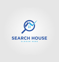 Search House Logo Template