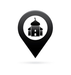 Mosque Surau Map Pointer Icon Marker Gps Location