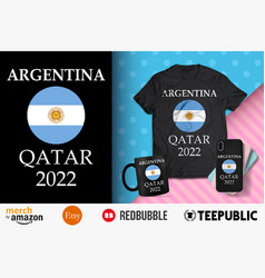 Argentina Qatar 2022 Shirt Design