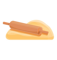 Egg Dough Roll Icon Cartoon Style