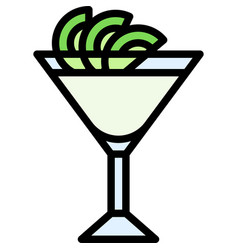 Kamikaze Cocktail Icon Alcoholic Mixed Drink