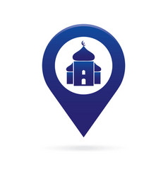 Mosque Surau Map Pointer Icon Marker Gps Location