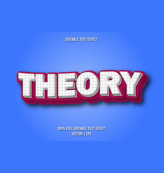 Theory Editable Text Effect Comic Style